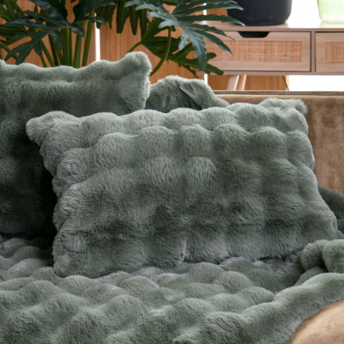 Lapon Green Decorative Cushion 40 x 60 cm