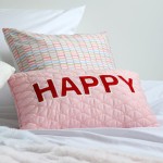 Punky Happy Pink Decorative Cushion 30 x 50 cm