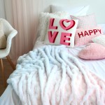 Punky Happy Pink Decorative Cushion 30 x 50 cm
