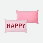 Punky Happy Pink Decorative Cushion 30 x 50 cm